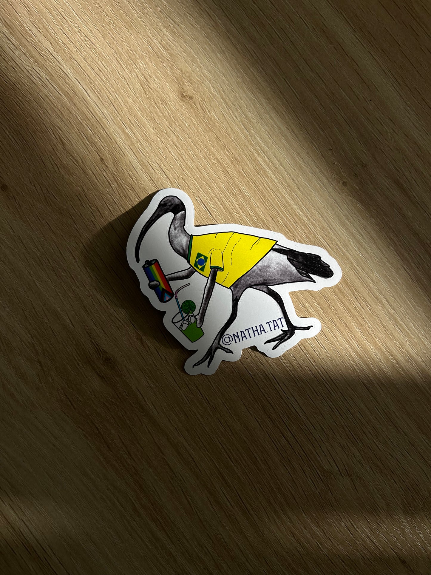 Brasilian bin chicken sticker