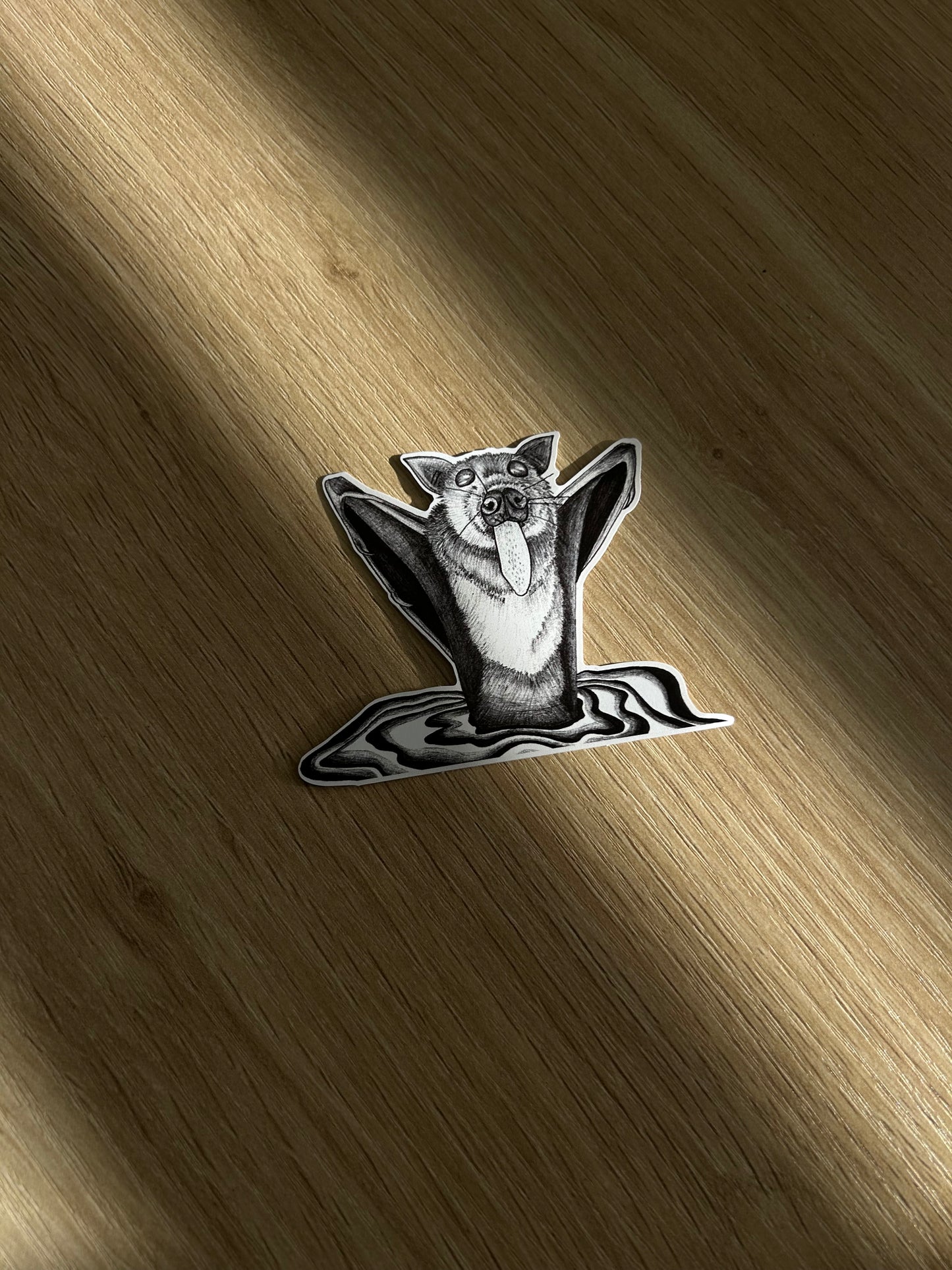Flyingfox:)’ sticker